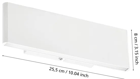Eglo 39265 - LED Fali lámpa CLIMENE 2xLED/5,4W/230V