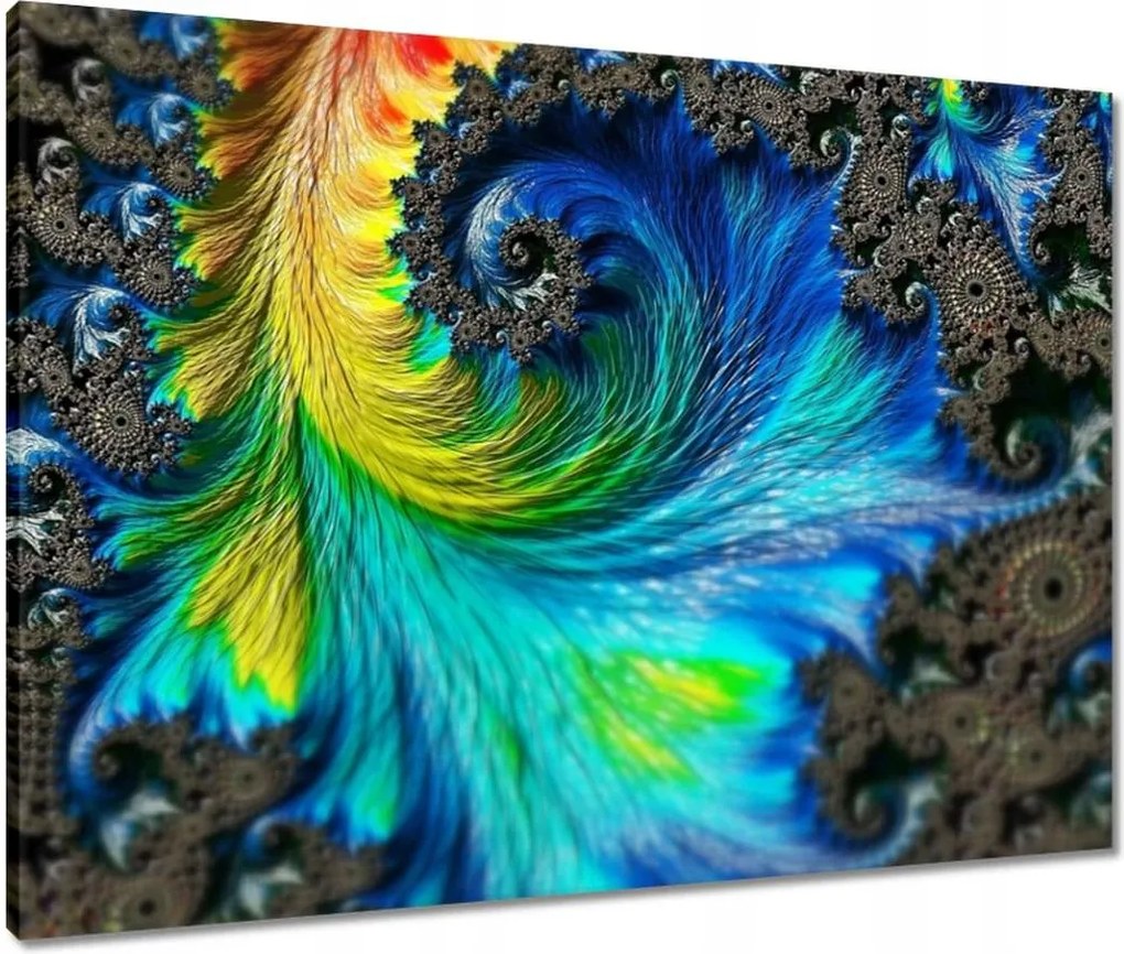 Vászonkép 80x60 Közeleg az absztrakt