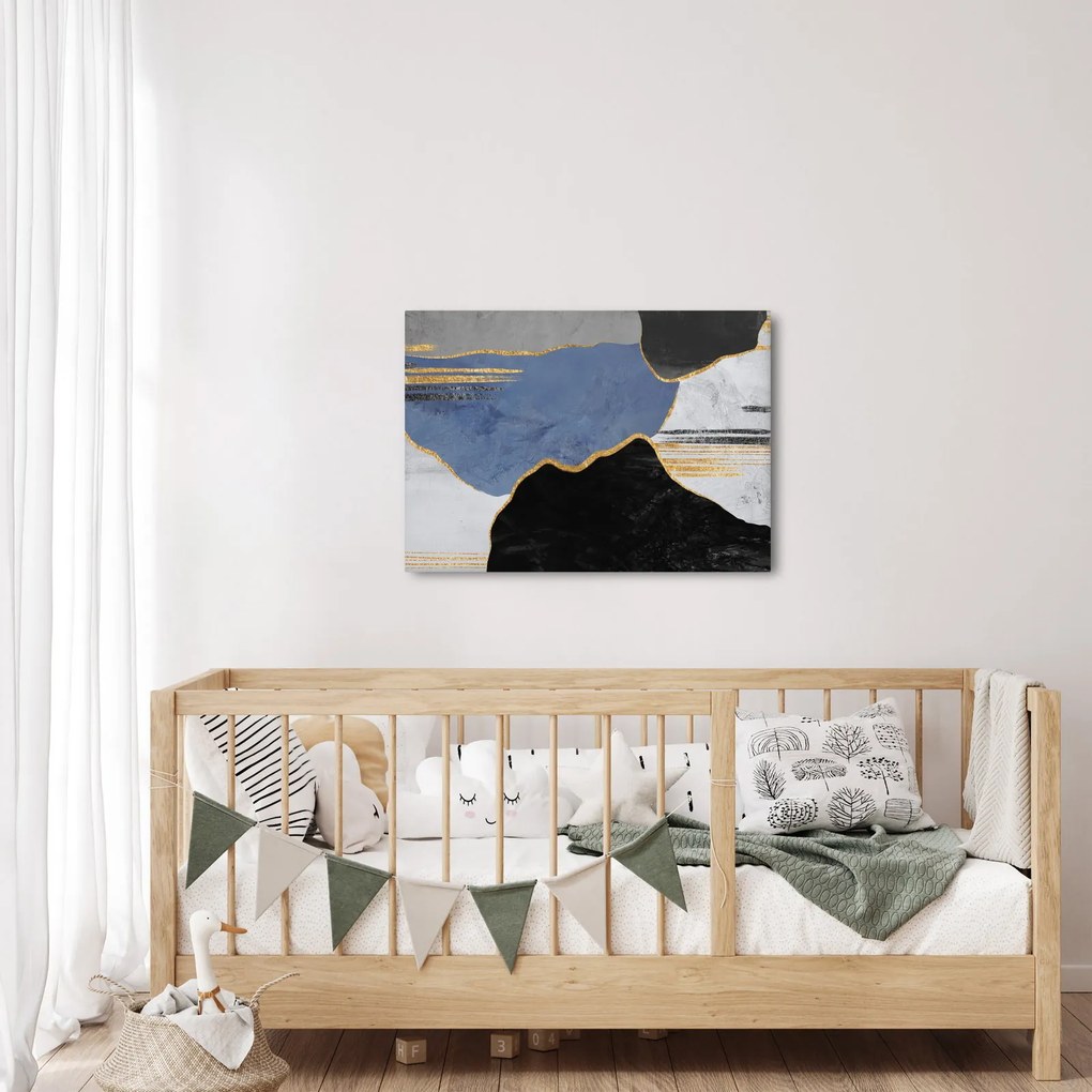 Kép - Texturált formák (70x50 cm)
