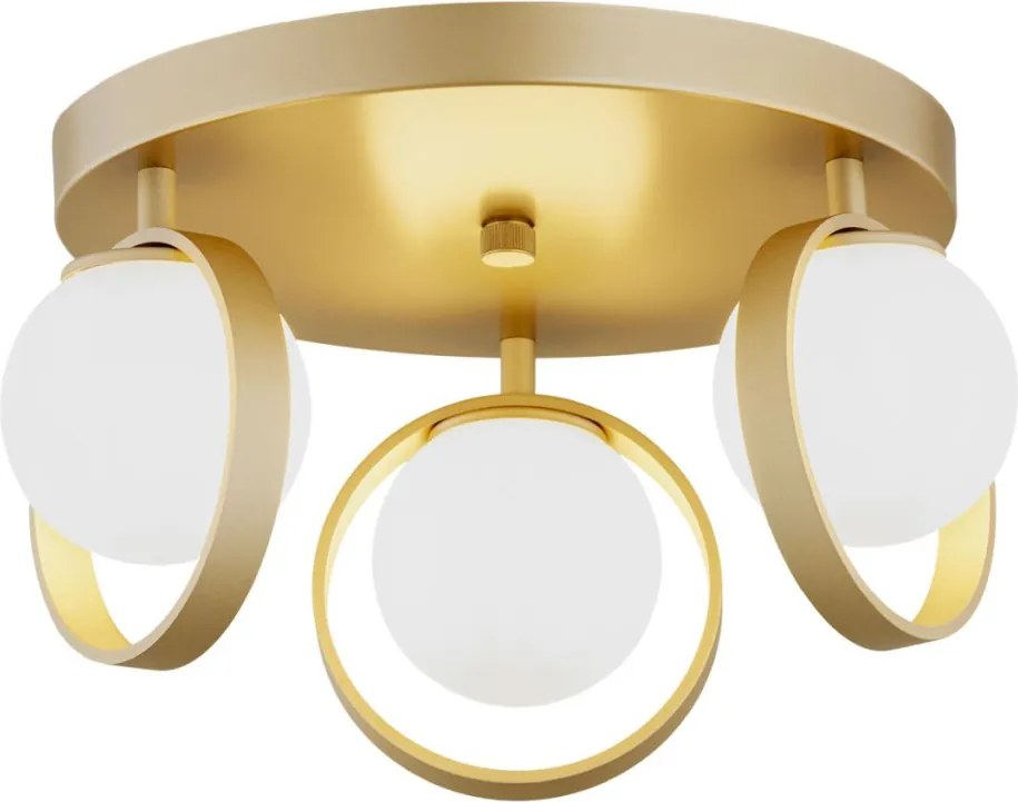 ARGON 6248 SATURINA Glamour Mennyezeti Lámpa Opál Szőnyeg, Arany G9 IP20