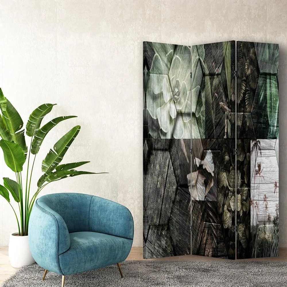 Gario Paraván Diszkrét minta Méret: 180 x 170 cm, Kivitelezés: Klasszikus paraván