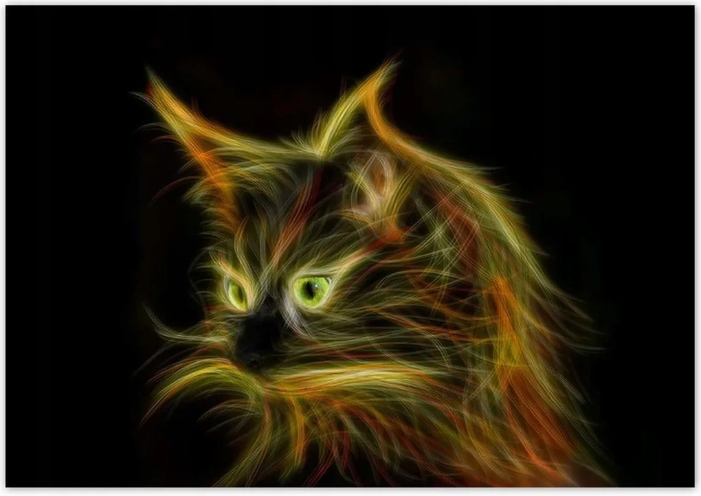 Poszterek 100x70 A földöntúli macska