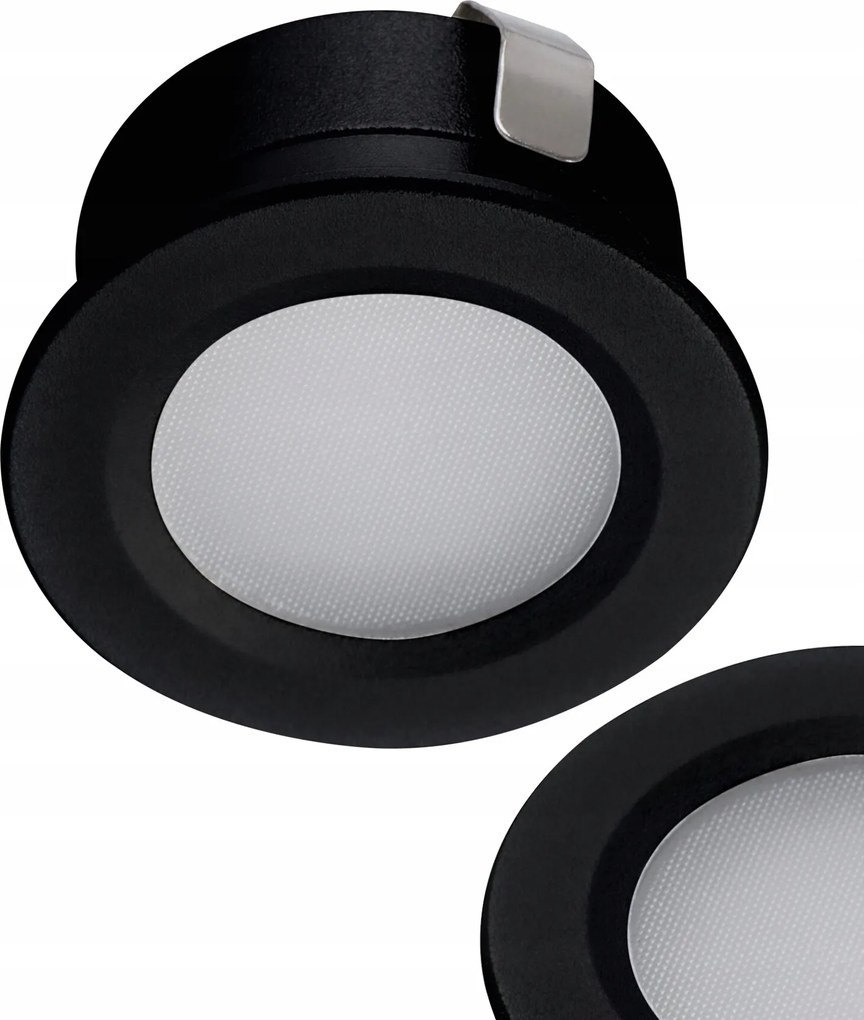 Mennyezeti Led lámpa Szemes Vízálló Fürdőszoba Imber 1W 30lm Hideg Fekete