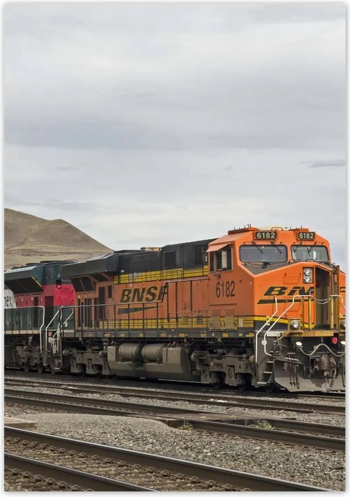 Poszterek 70x100 Vonat Vasút Sínek Kilátás