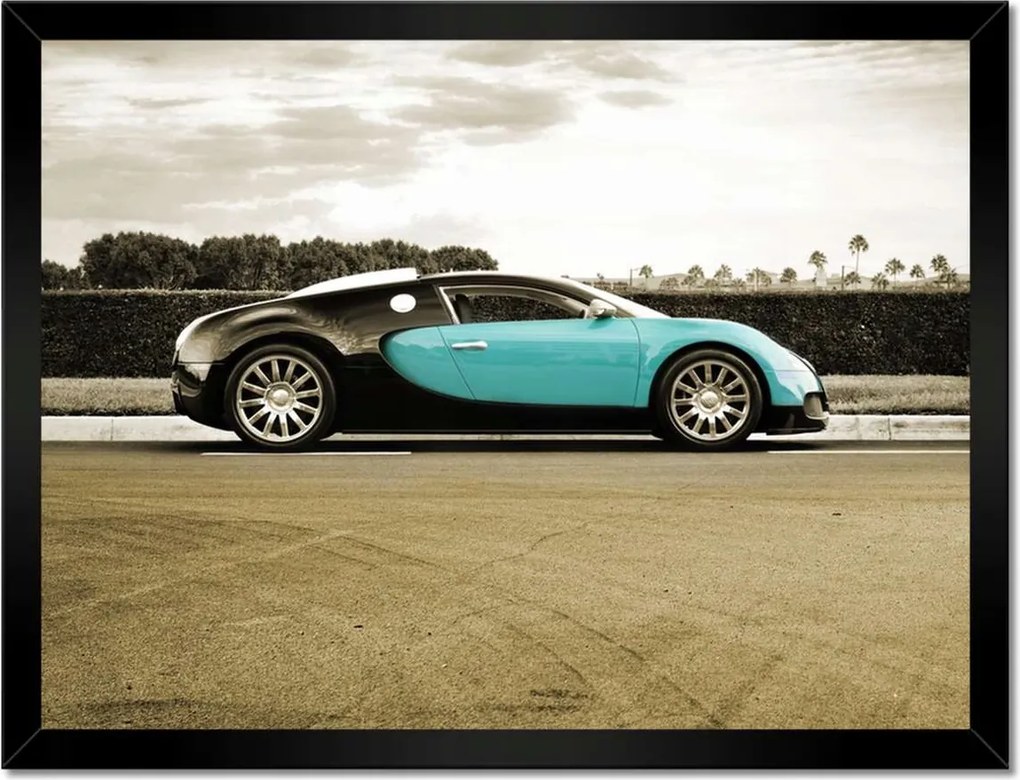 Poszterek keretben 40x30 Bugatti Sportautó