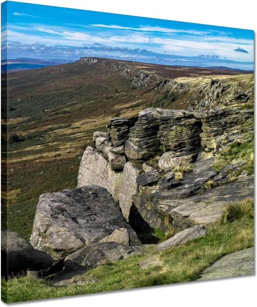 Vászonkép 40x40 Hegyi kilátás