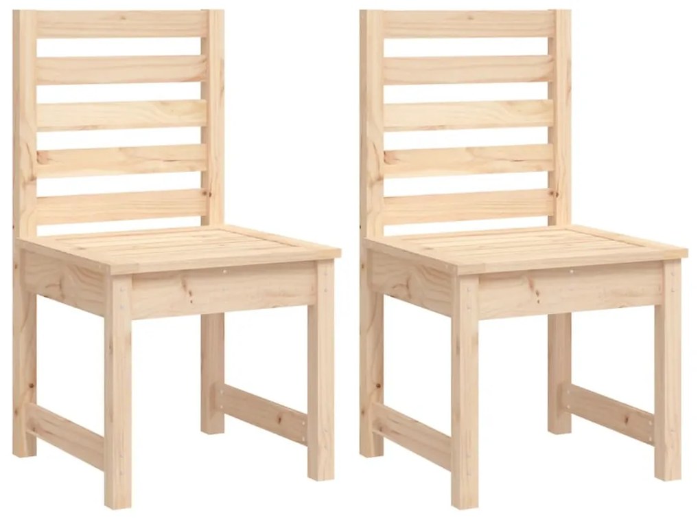 4 részes tömör fenyőfa kerti étkezőgarnitúra