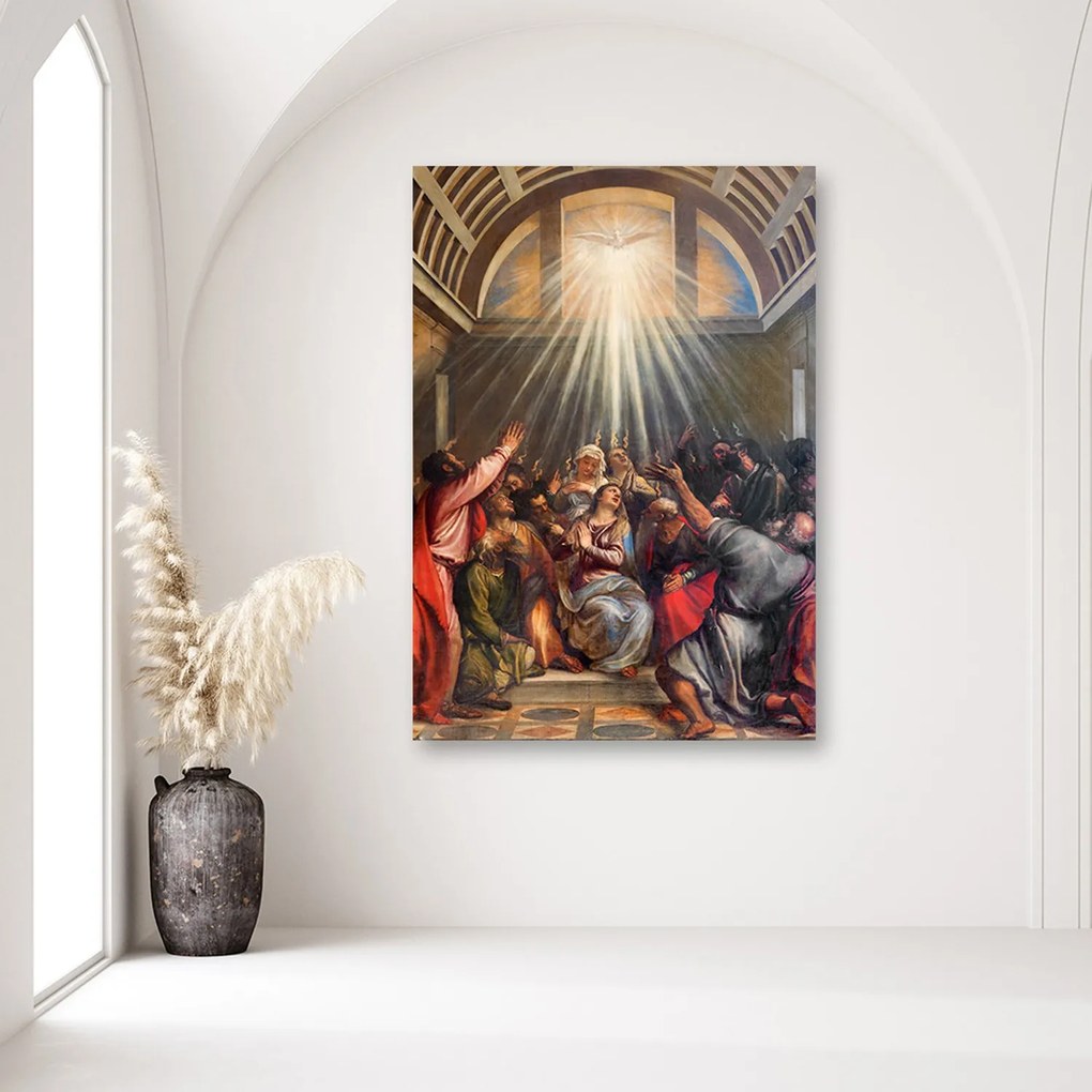 Gario Vászonkép Pünkösd, Tiziánusz, Velence, Velence Méret: 60 x 90 cm