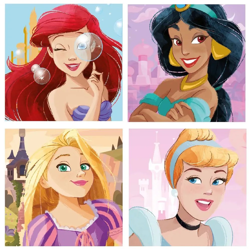 Disney Hercegnők Four Realms játéktároló 30×30×30 cm
