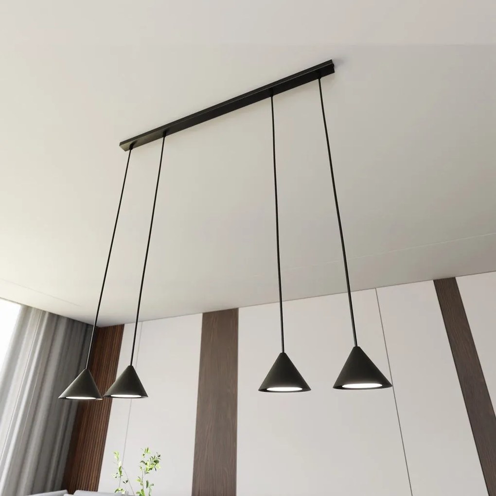 Emibig modern függeszték elit fekete arany emi1330/4