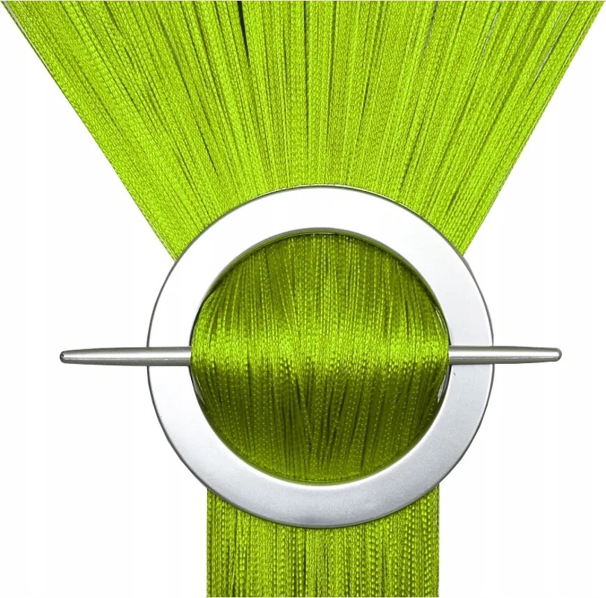 Függöny Spagetti Spagetti Függöny 300x160 zöld