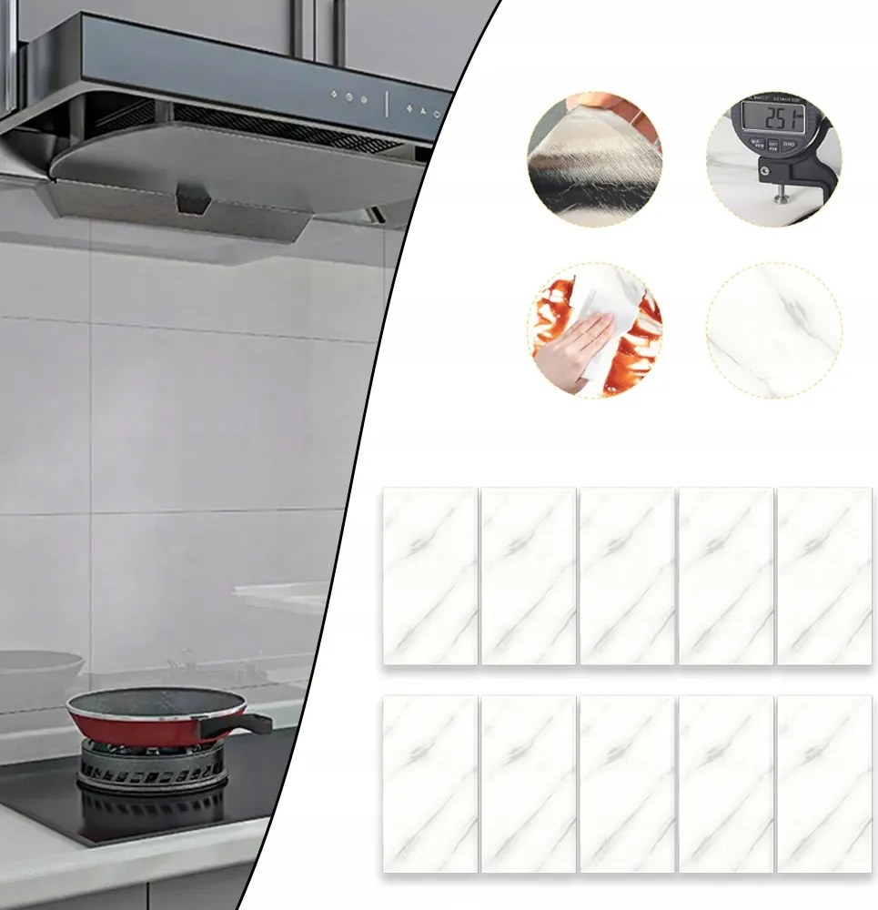 Öntapadós Falmatrica, Lepattintható És Ragasztható, Márvány Mintás