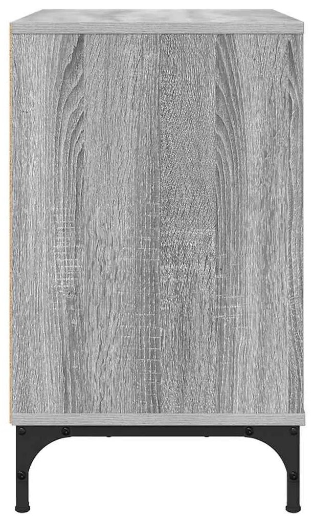 Éjjeli asztal fiókkal Szürke sonoma 63.5 x 36 x 61 cm Faanyag