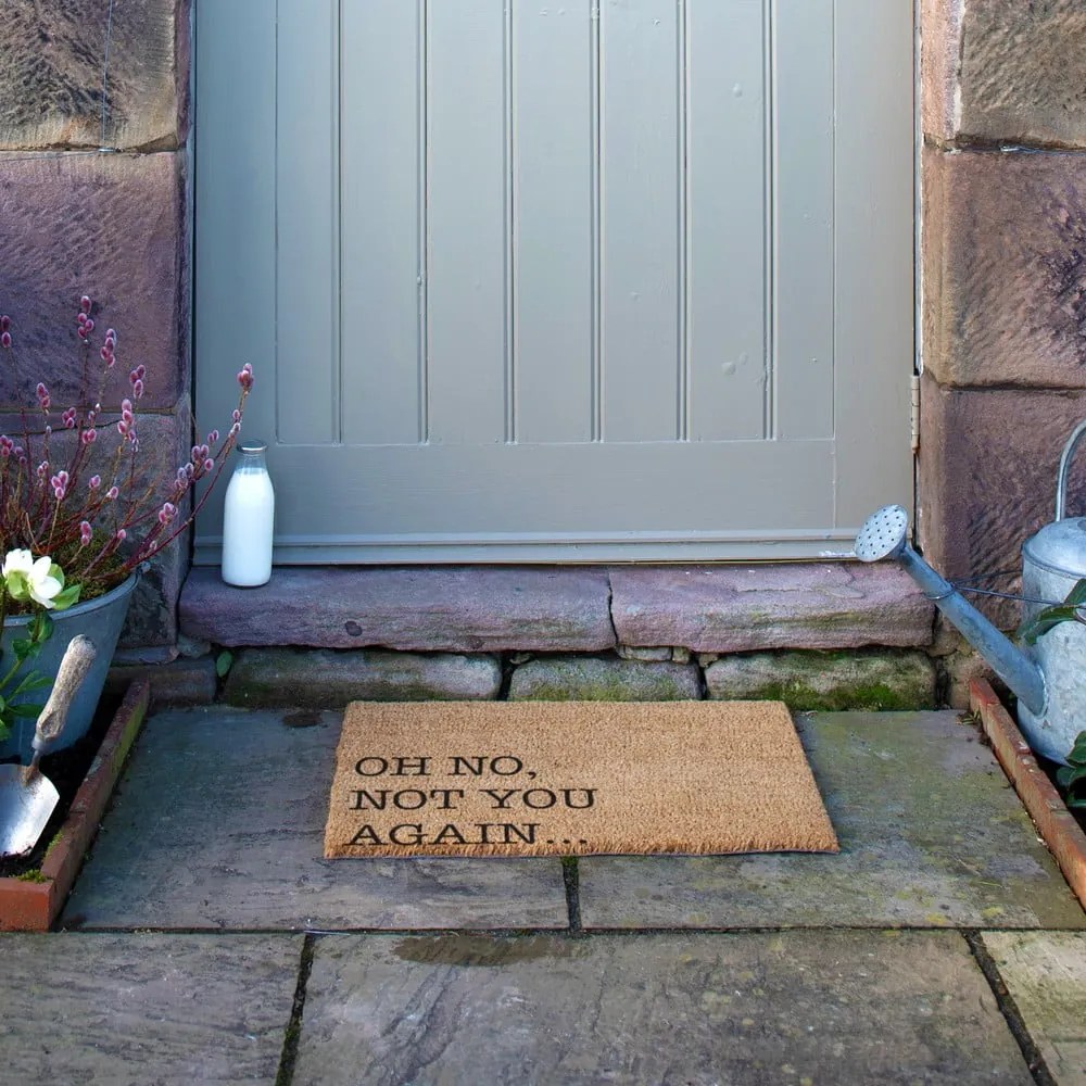 Kókuszrost lábtörlő 40x60 cm Oh No Not You Again – Artsy Doormats