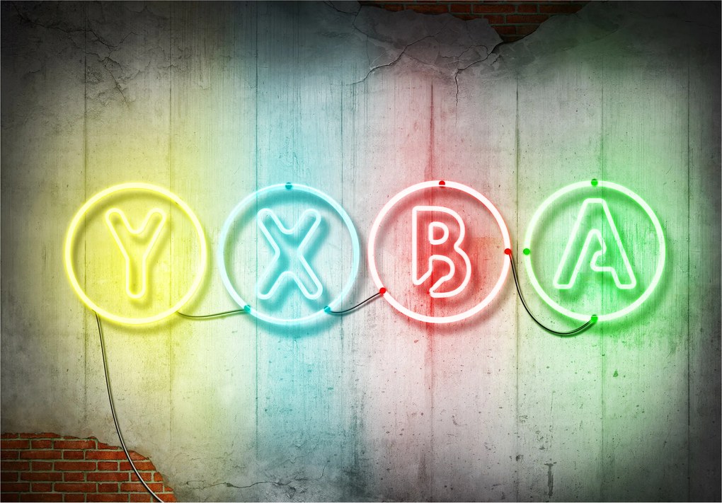 Yxba neon tapéta falra 416x290 loft stílus design modernség +ragasztó