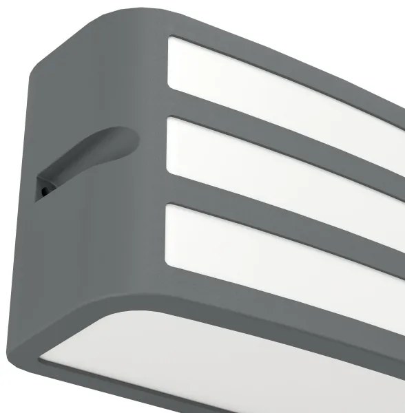 Eglo 900811 -Kültéri fali lámpa CAMARDA 1xE27/40W/230V antracit IP54