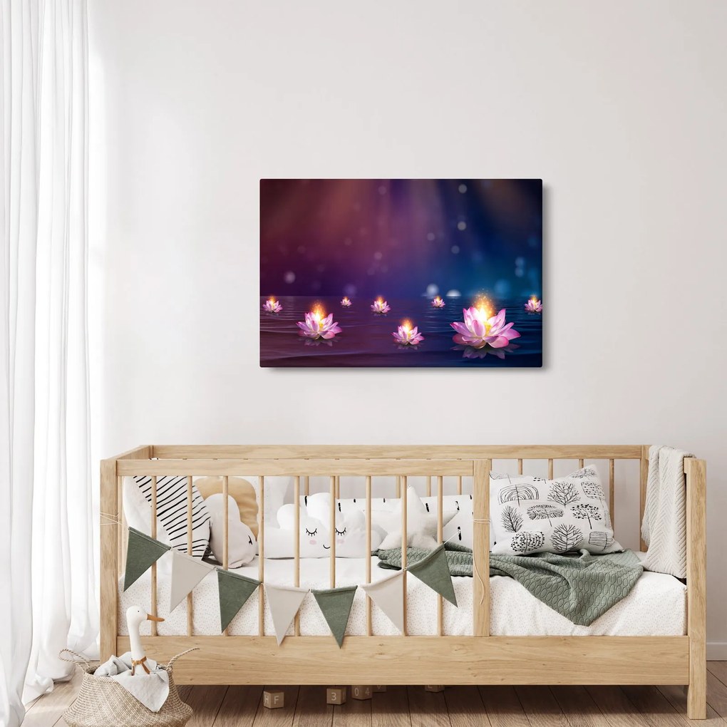 Kép - varázslatos vízililiom (90x60 cm)