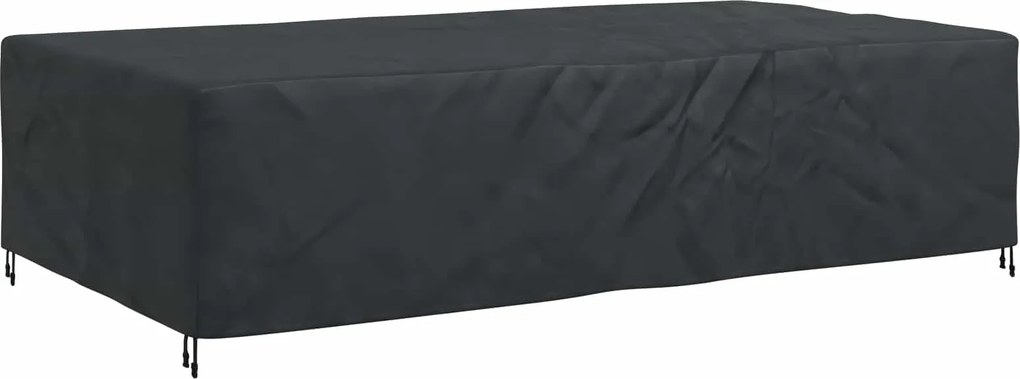vidaXL Bútor takaró Egyszínű Fekete 305 x 190 x 85 cm 210D