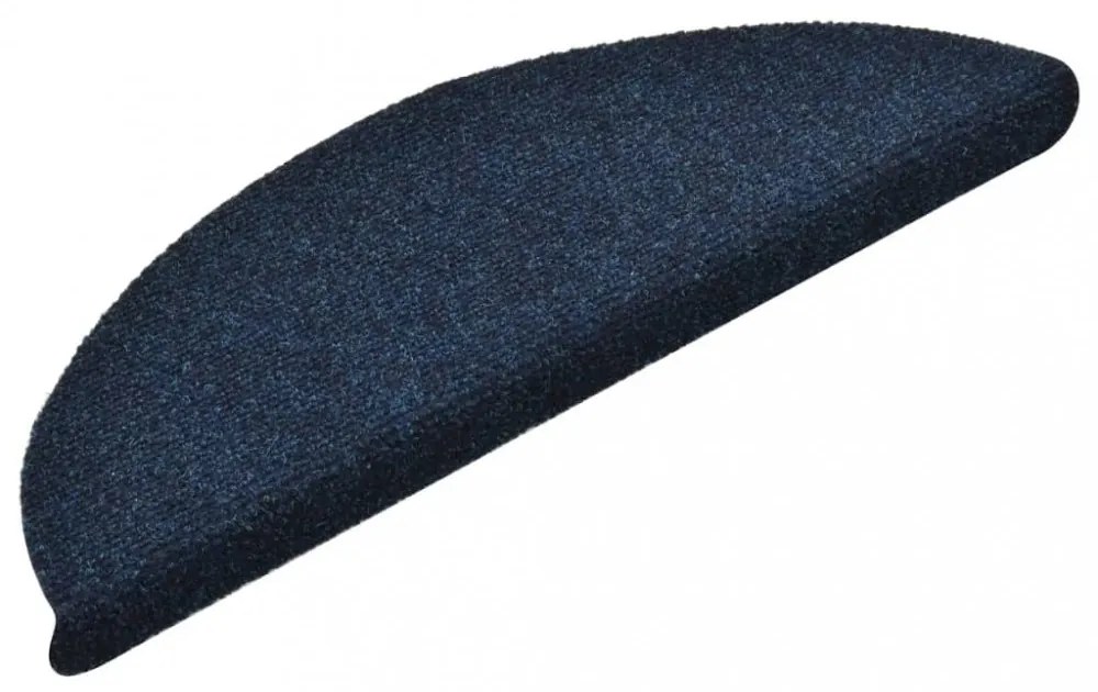 15 db tengerészkék tűlyukasztott öntapadó lépcsővédő 56x17x3 cm