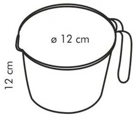 Tescoma DELÍCIA Mérőedény tölcsérrel 1,0 l, 1 l