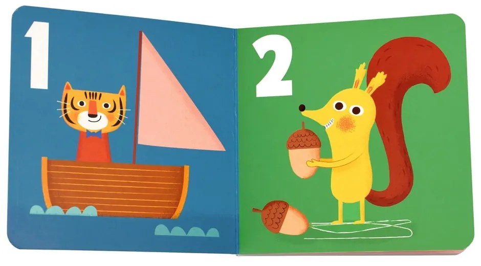 Interaktív játék First Numbers Book Animals – Rex London