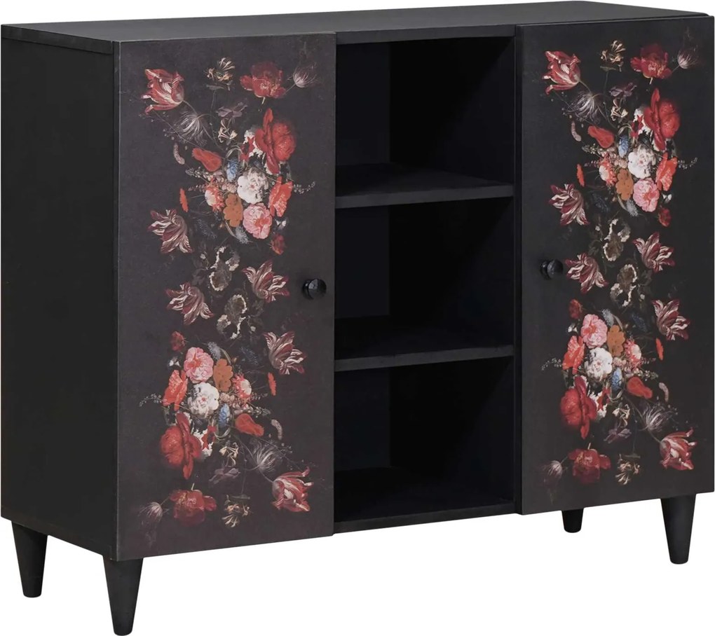 vidaXL Tároló szekrények Sokszínű 90 x 33,5 x 75 cm Tömör Mangófát
