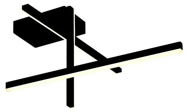 Zambelis 22025 - LED Dimmelhető felületre szerelhető csillár LED/25W/230V fekete