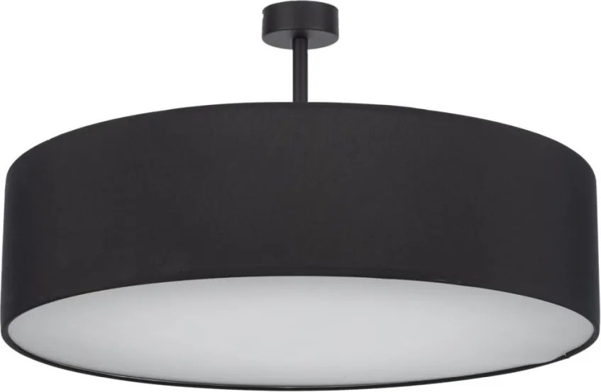TK LIGHTING 4245 RONDO Ernyős Mennyezeti Lámpa Króm, Fekete E27 IP20