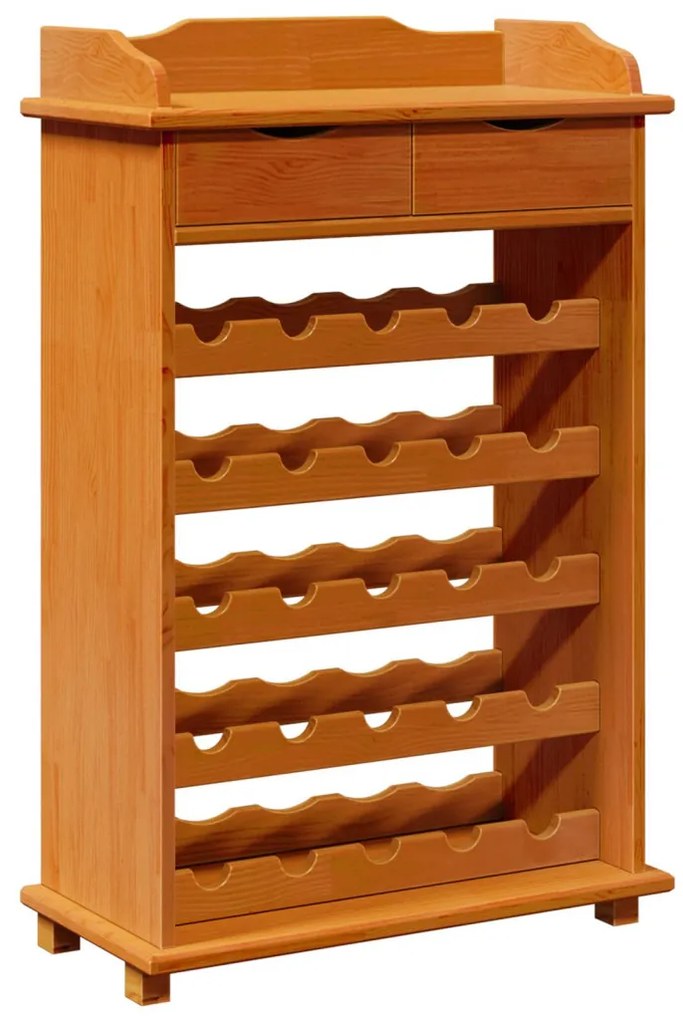 Borpolc 90x60x30 cm Szilárd Fenyőből
