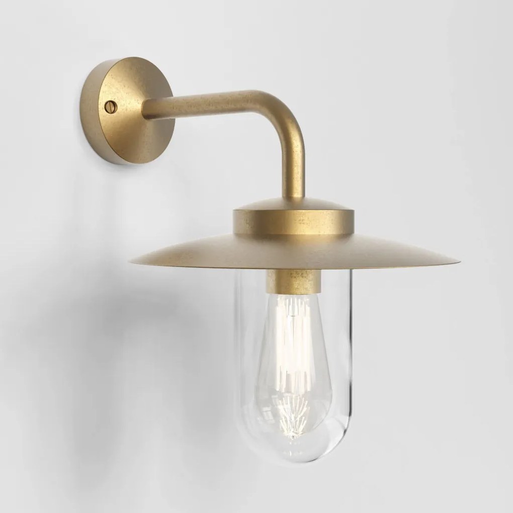 ASTRO LIGHTING 1400003 PORTREE Klasszikus Kültéri Fali Lámpa Sárgaréz E27 IP44