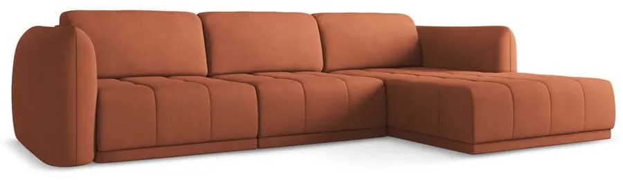 Narancssárga sarokkanapé (jobb oldali) Hoku – Makamii