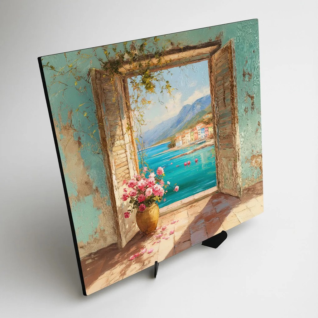 DUBLEZ | Retro kép a falra - Nyitott ablak