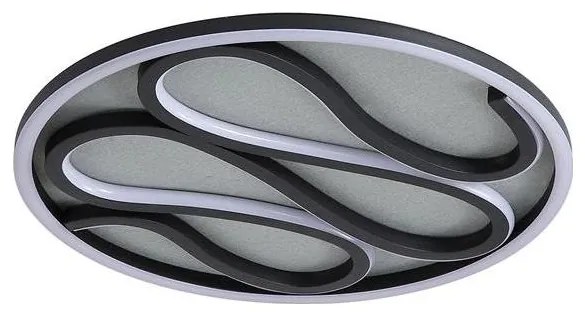 Searchlight 81100-39BK - ZENDISC dimmelhető LED mennyezeti lámpatest LED/20W/230V 3000K átm. 39 cm