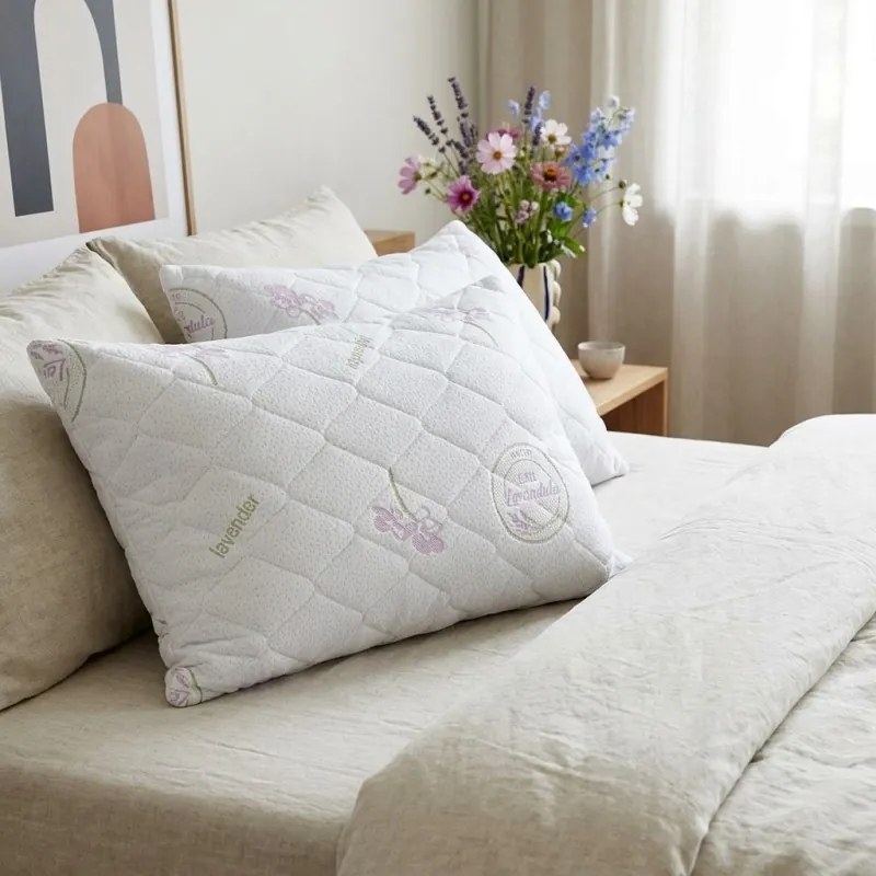 EMI Lavender antiallergén steppelt párna 70 x 90 cm 1+1 INGYEN