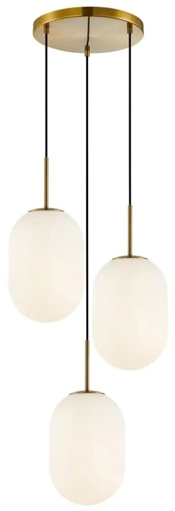 Csillár zsinóron ALIAS 3xE14/40W/230V arany