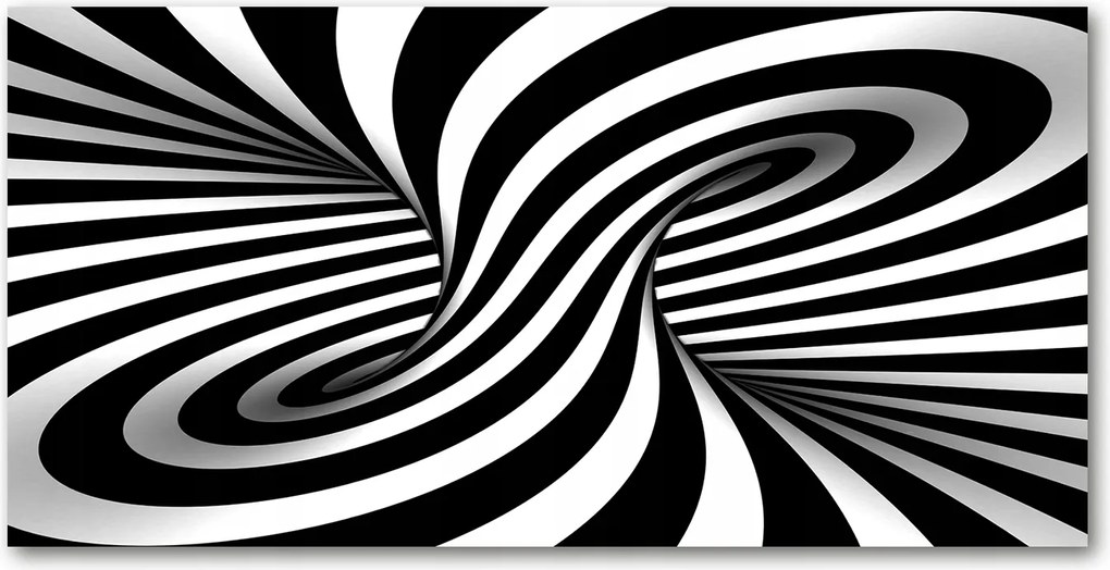 Fotó-kép edzett üveg Absztrakt örvény 140x70