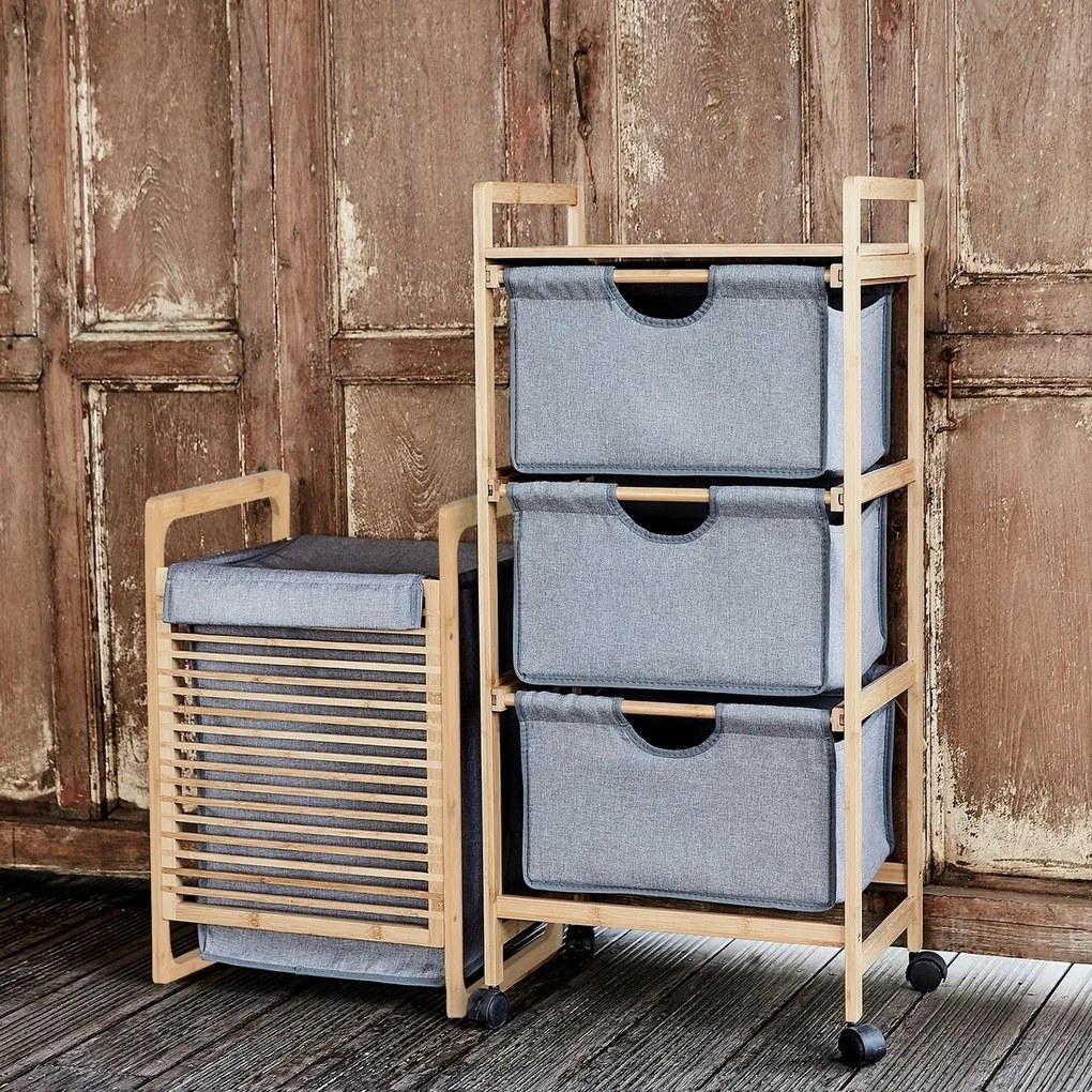 Wenko BAHARI mobil polc fiókokkal