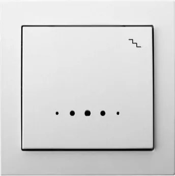 Világító lépcsőkapcsoló kerettel fehér Kier Ospel változtatható csatlakozóval