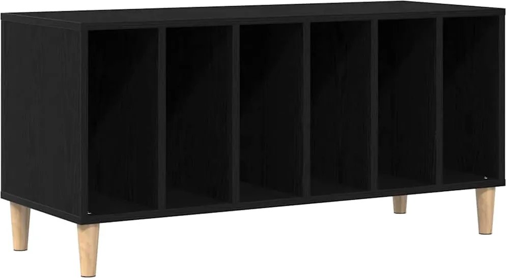 vidaXL Hanglemez szekrény Fekete tölgy 100 x 38 x 48 cm Faanyag