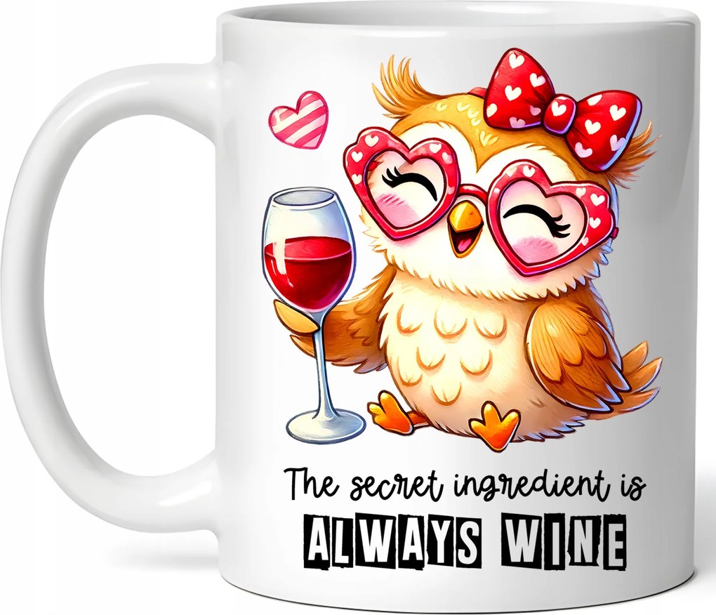 Látványos Bögre Aranyos Bagoly Kerámia Doboz 330ml