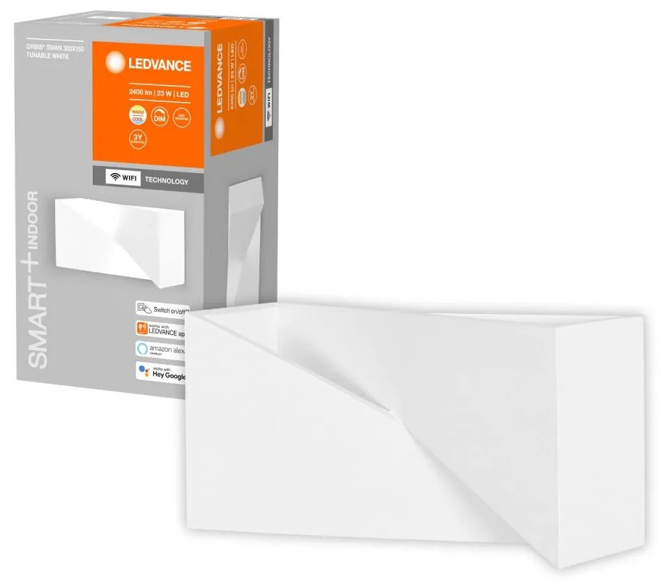 Ledvance - LED Dimmelhető fali lámpa SMART+ SWAN LED/23W/230V Wi-Fi