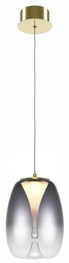 Maytoni MOD282PL-L8G3K - LED Csillár zsinóron SPLASH LED/7W/230V 3000K arany