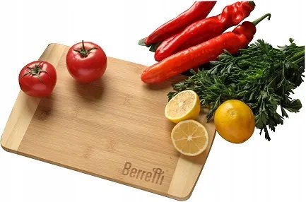 Berretti Bambusz tálaló vágódeszka 28x16x1,2cm BR-0350