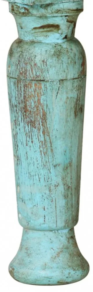tömör újrahasznosított fa dohányzóasztal 110 x 50 x 34 cm
