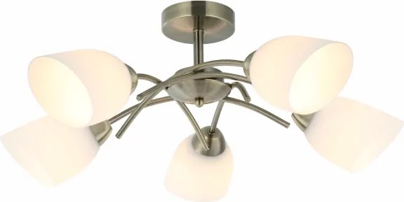 Felületre szerelhető csillár DONNA 5xE27/60W/230V patina