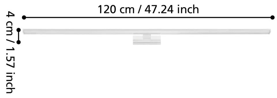 Ezüstszínű LED fali lámpa PANDELLA 1 – EGLO