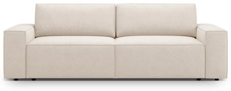 Bézs buklé kinyitható kanapé 247 cm Jodie – Micadoni Home