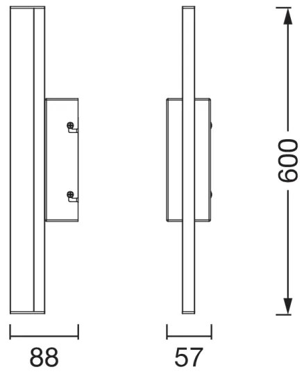Osram -LED Fényerőszabályozható tükörvilágítás ORBIS MIRROR LED/10W/230V 60 cm IP44