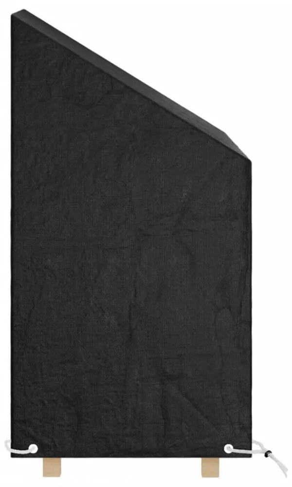 2 db polietilén kerti szék huzat 8 fűzőlyukkal 65x65x80/120 cm