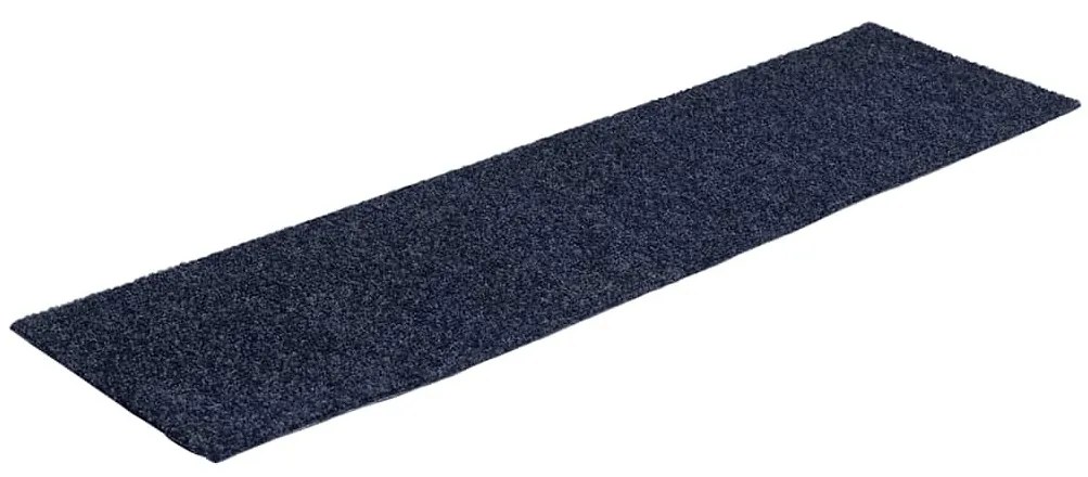 öntapadós lépcsőszőnyegek 30 db 76 x 20 cm szürke-kék téglalap alakú